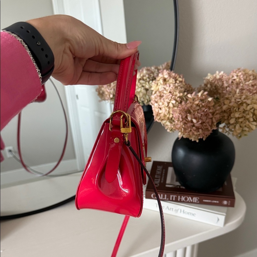 Louis Vuitton Pasadena Handbag Red AUTHENTIC #SR2156 - Picture 4 of 15
